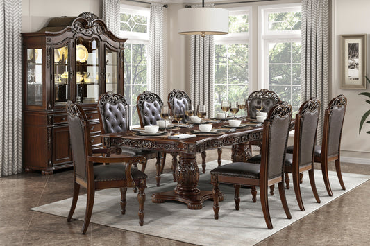 ADELINA COLLECTION 9 PC DINING SET