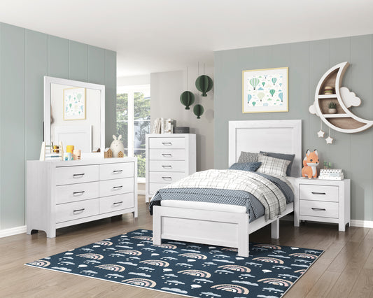 CORBIN COLLECTION TWIN 4 PC BEDROOM SET (B,D,M,N)