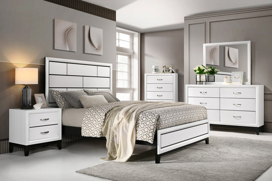 DAVI COLLECTION FULL 4 PC BEDROOM SET (B,D,M,N)