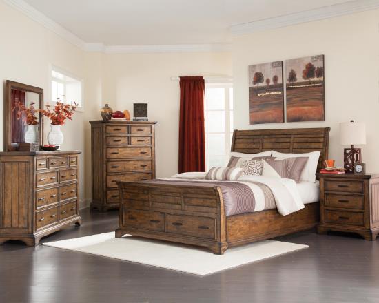 QUEEN BED 4 PC SET