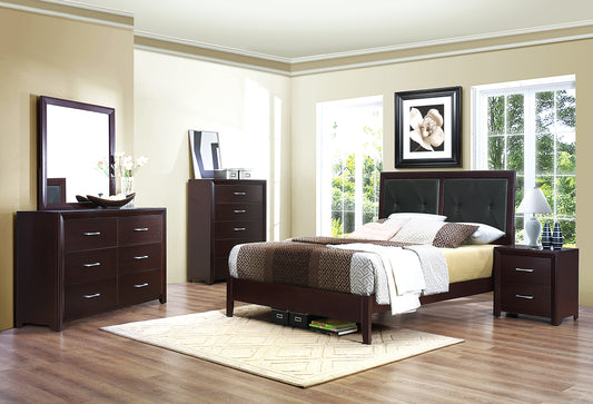 EDINA COLLECTION KING 4 PC BEDROOM SET (B,D,M,N)