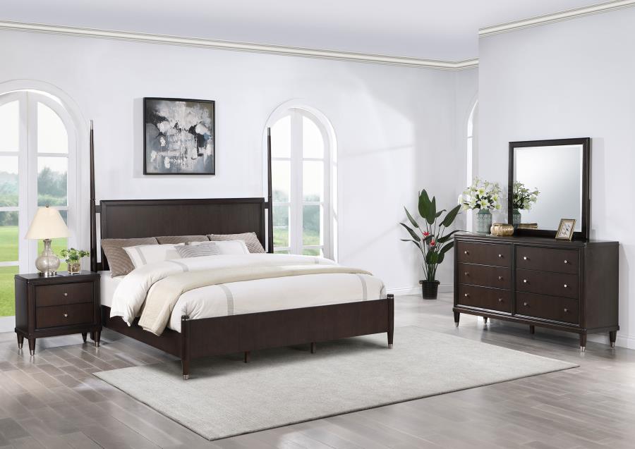 Emberlyn 4-piece Eastern King Bedroom Set Brown (B,D,M,N)