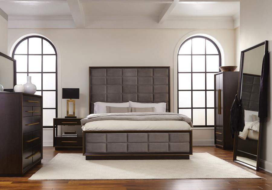 Durango 4-piece Eastern King Bedroom Set Smoked Peppercorn (B,D,M,N)