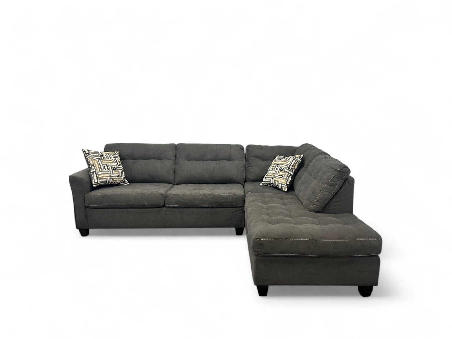 4213 DARK BROWN SECTIONAL - LIMITED STOCK!