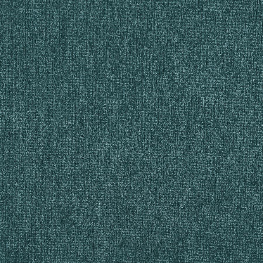 Acton Upholstered Flared Arm Accent Chair Teal Blue