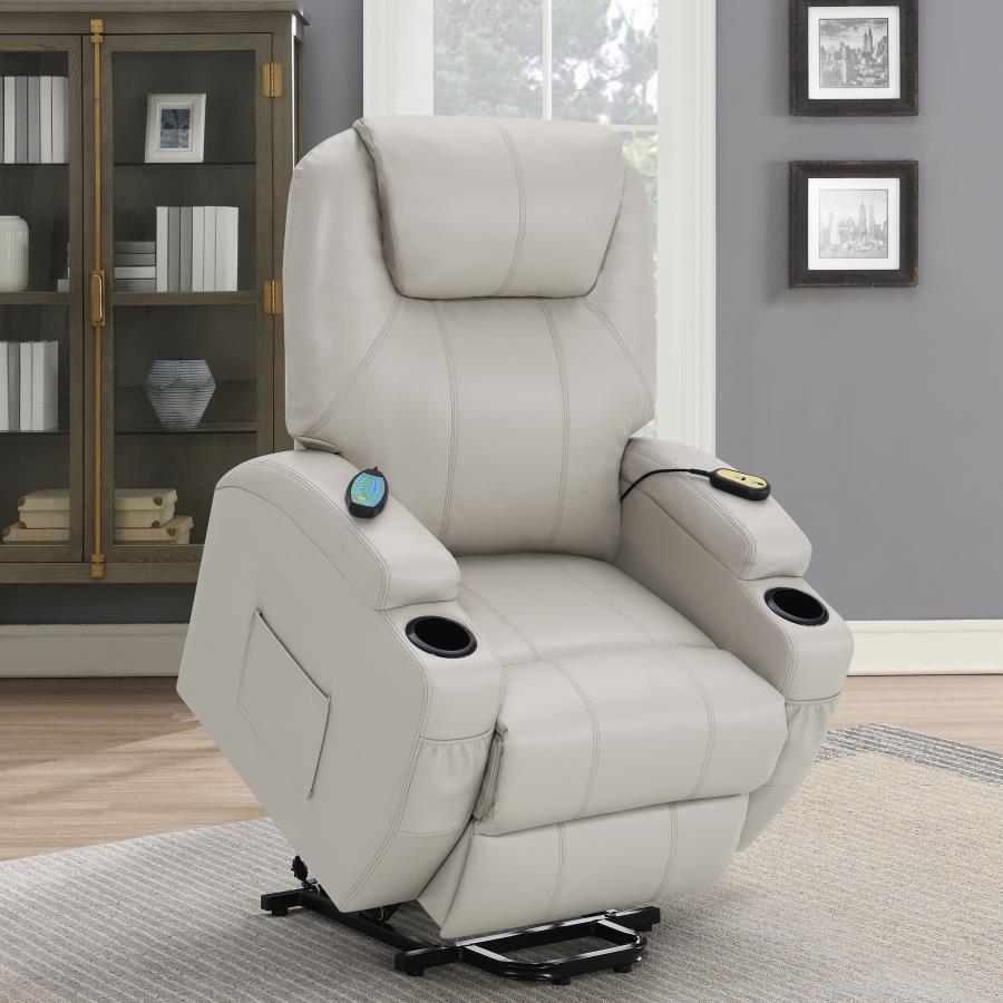 POWER LIFT RECLINER CHAMPAGNE