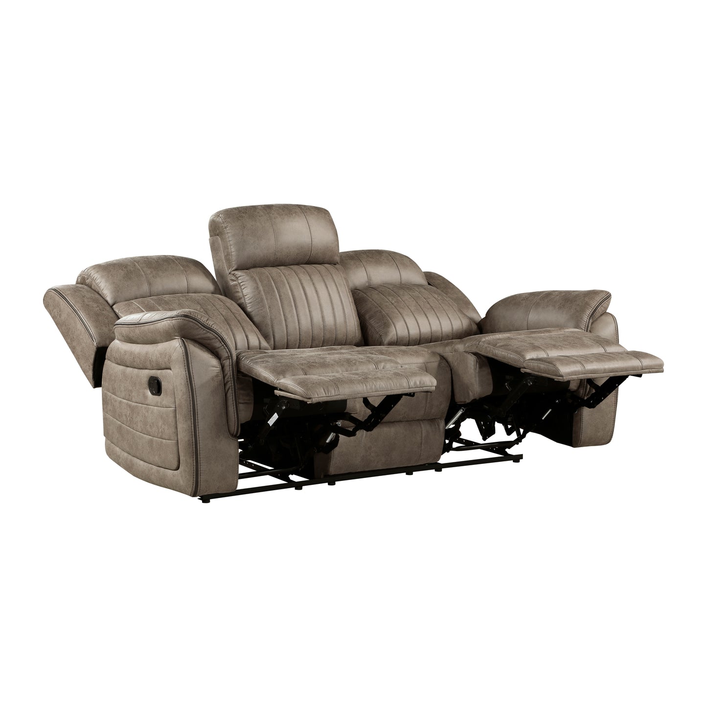 2 PC CENTEROAK COLLECTION RECLINING SOFA AND LOVESEAT