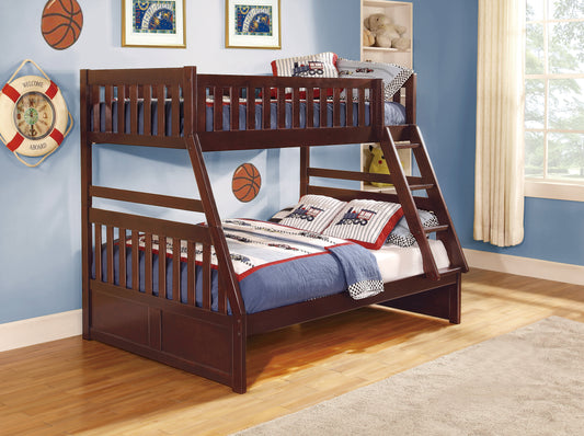 TWIN/FULL CHERRY BUNK BED