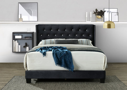 #C5705-EK KING BLACK DIAMOND BED FRAME