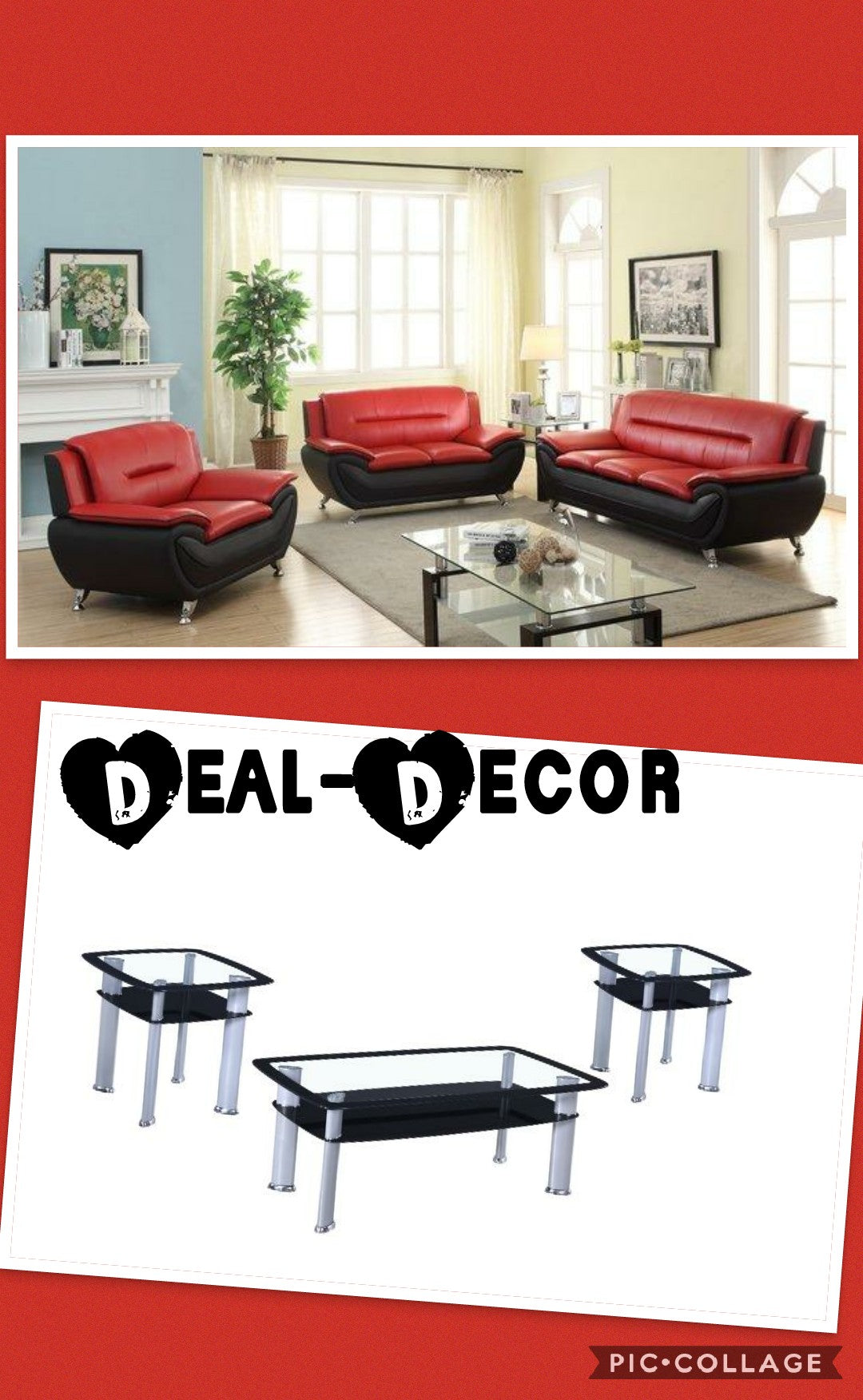 888/3200 3PC SOFA SET & 3PC END TABLES!!!