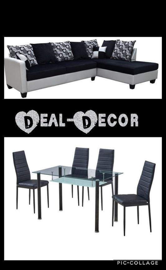 2368/1300 COMBO SECTIONAL & 5PC DINING!!!