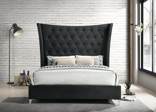 EMERALD BLACK QUEEN SIZE BED FRAME