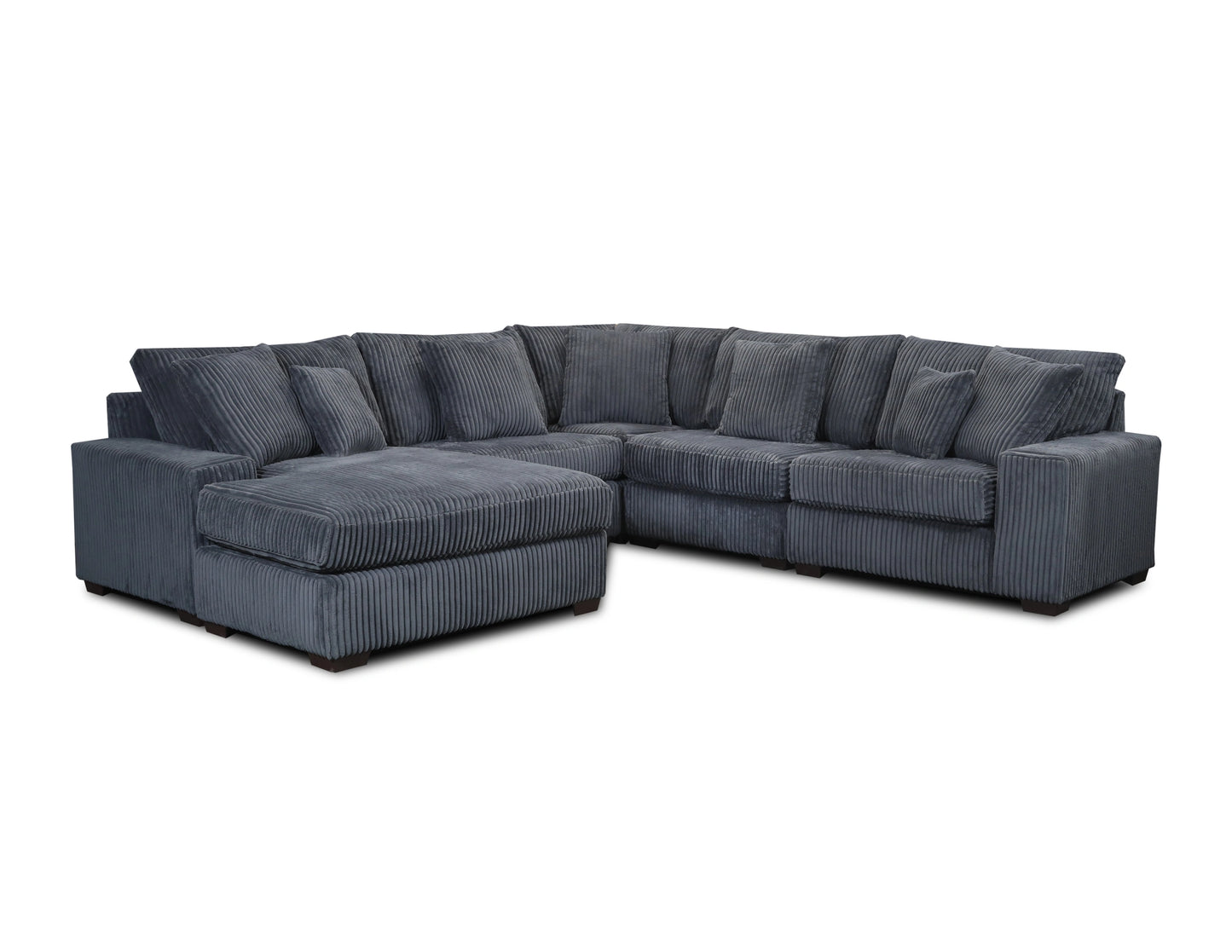 LIBBY 5PC CHARCOAL SECTIONAL (LAF CHAISE) - SOLD OUT!