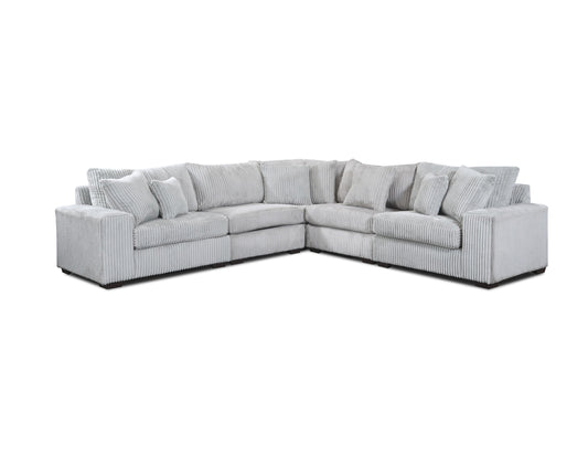 LIBBY LIGHT GRAY 5PC SECTIONAL