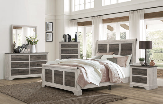 KEENE COLLECTION QUEEN 4 PC BEDROOM SET (B,D,M,N)