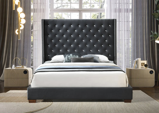 WINDSOR BLACK KING BED FRAMES