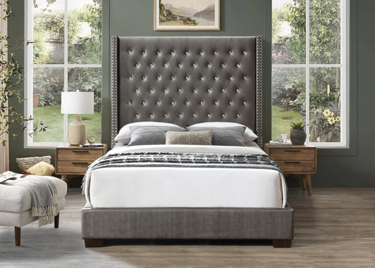 WINDSOR CHAMPAGNE KING BED FRAME