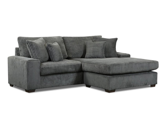 LIBBY CHARCOAL 2PC SECTIONAL - SOLD OUT!